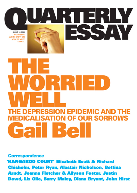 Cover image for book Quarterly Essay 18 Worried Well