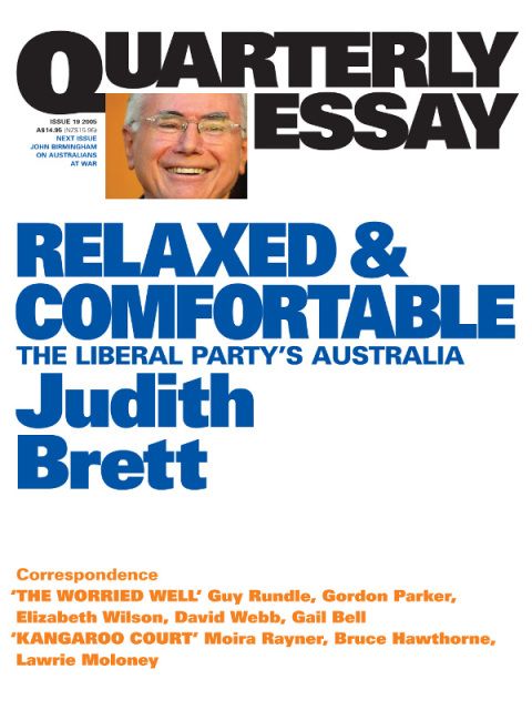 Cover image for book Quarterly Essay 19 Relaxed and Comfortable