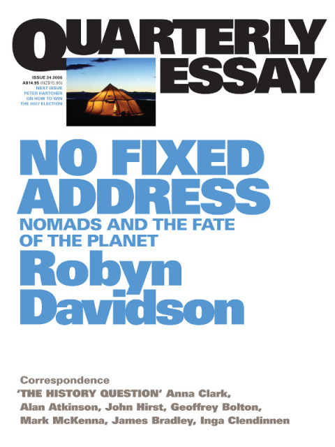 Cover image for book Quarterly Essay 24 No Fixed Address