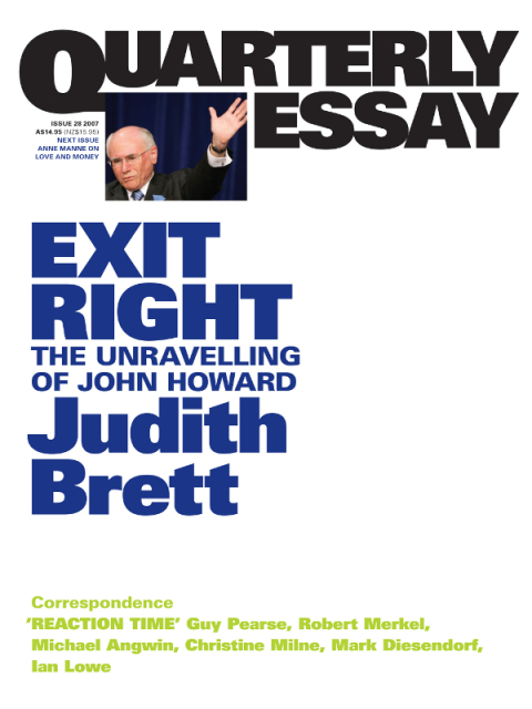 Cover image for book Exit Right
