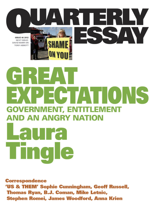 Quarterly Essay 46 Great Expectations