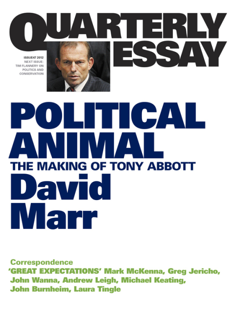 Cover image for book Quarterly Essay 47 Political Animal