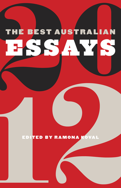 Cover image for book The Best Australian Essays 2012