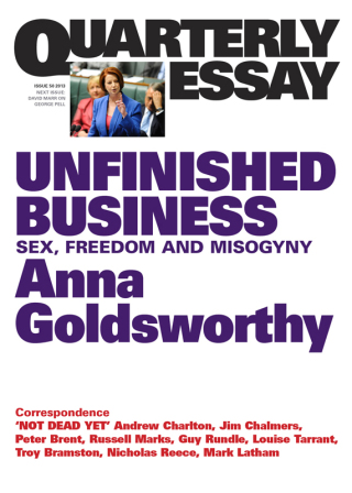Quarterly Essay 50 Unfinished Business