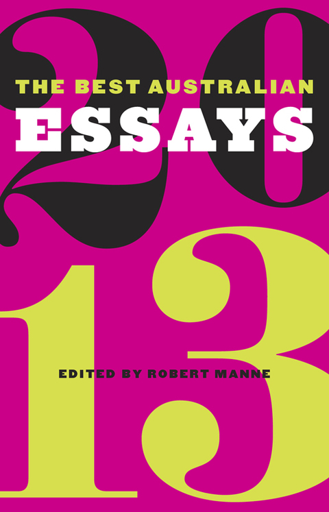 Cover image for book The Best Australian Essays 2013