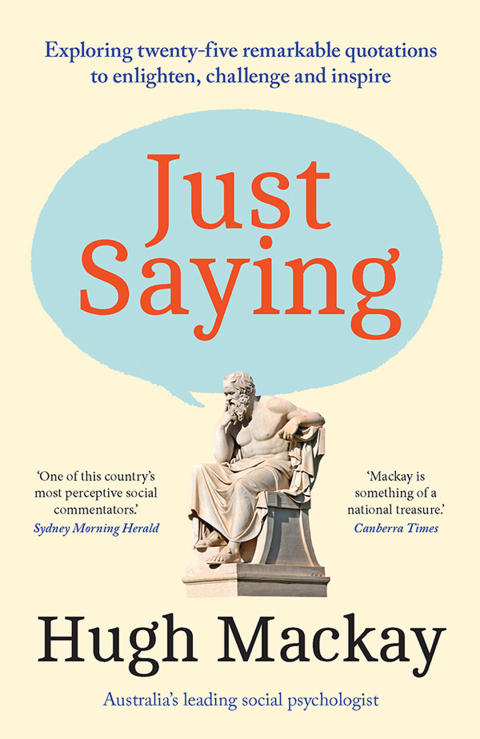 Cover image for book Just Saying