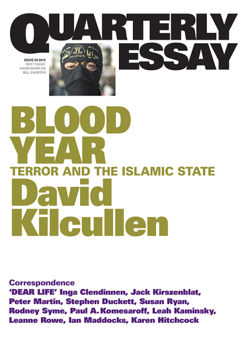 Cover image for book Quarterly Essay 58 Blood Year