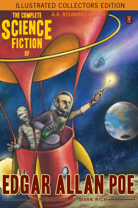 Cover image for book The Complete Science Fiction of Edgar Allan Poe (Illustrated Collectors Edition) (SF Classic)