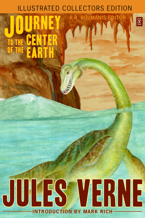 Cover image for book Journey to the Center of the Earth (Illustrated Collectors Edition) (New Translation) (53 Illustrations) (SF Classic)