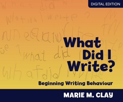 Cover image for book What Did I Write?&nbsp;Beginning Writing behaviour