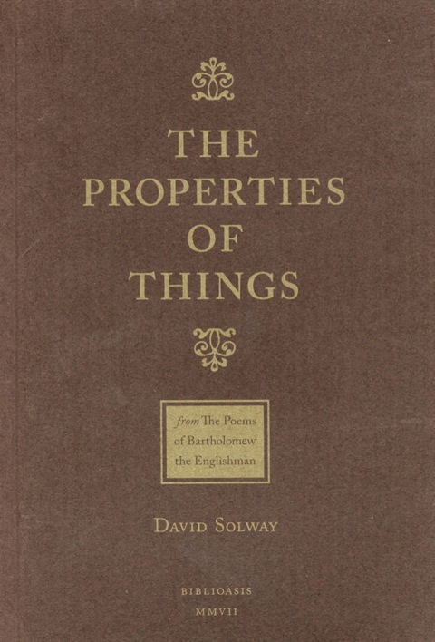 Cover image for book The Properties of Things