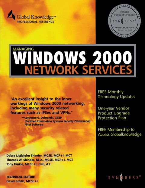 Cover image for book Managing Windows 2000 Network Services