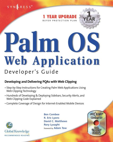 [1825 days] Palm OS Web Application Developers Guide: Including PQA and Web Clipping