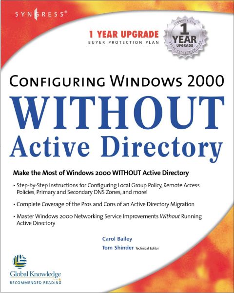 [1825 days] Configuring Windows 2000 without Active Directory