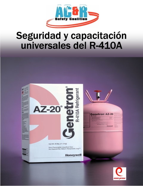 Cover image for book Seguridad y capacitación universales del R-410A