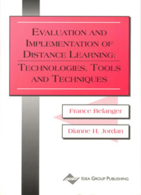 Cover image for book Evaluation and Implementation of Distance Learning