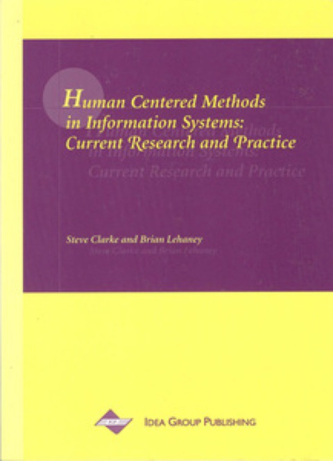 Cover image for book Human Centered Methods in Information Systems