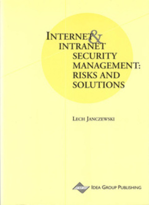 Cover image for book Internet and Intranet Security Management