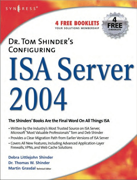 Cover image for book Dr. Tom Shinder's Configuring ISA Server 2004