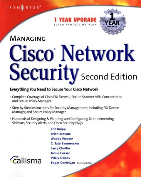 Cover image for book Managing Cisco Network Security 2E