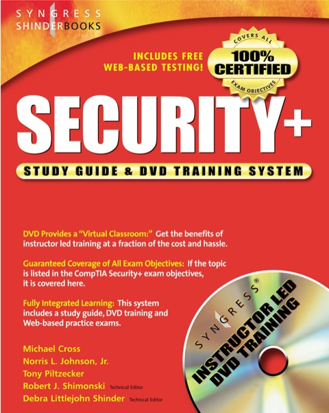 Cover image for book Security + Study Guide and DVD Training System