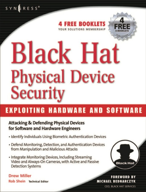 Cover image for book Black Hat Physical Device Security: Exploiting Hardware and Software: Exploiting Hardware and Software