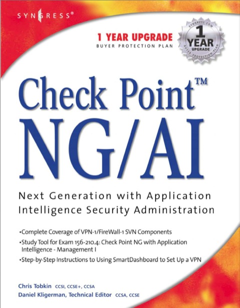 Cover image for book Check Point Next Generation with Application Intelligence Security Administration