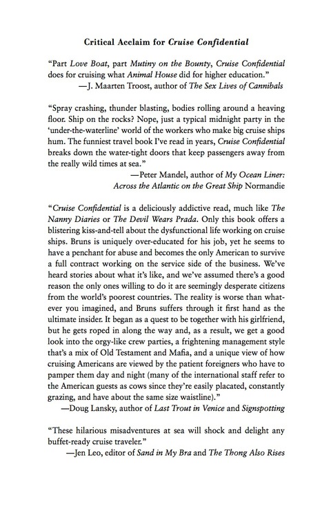 Cover image for book Cruise Confidential