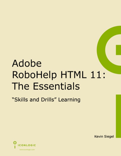 Cover image for book Adobe RoboHelp HTML 11: The Essentials  (ePub)