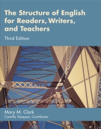 Cover image: The Structure of English for Readers, Writers, and Teachers 3rd edition 9781932780161