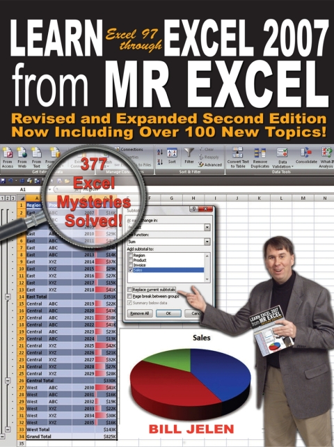 Cover image for book Learn Excel 97 Through Excel 2007 from Mr. Excel