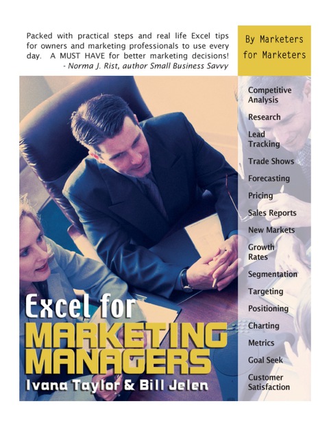 Cover image for book Excel for Marketing Managers