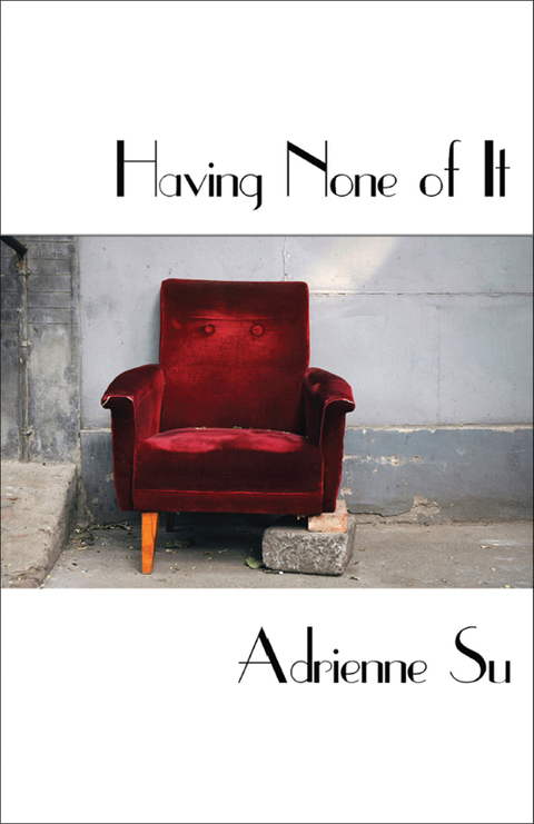 Cover image for book Having None of It