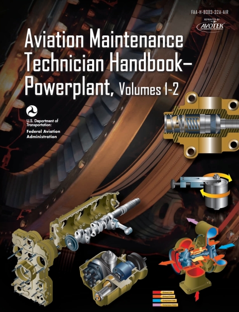 Cover image for book FAA Aviation Maintenance Technician Handbook–Powerplant, Volumes 1&2