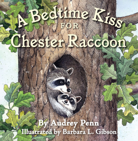 Cover image for book A Bedtime Kiss for Chester Raccoon