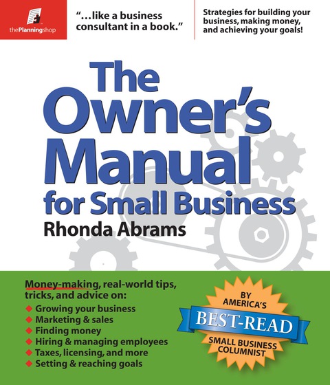 Cover image for book The Owner's Manual for Small Business