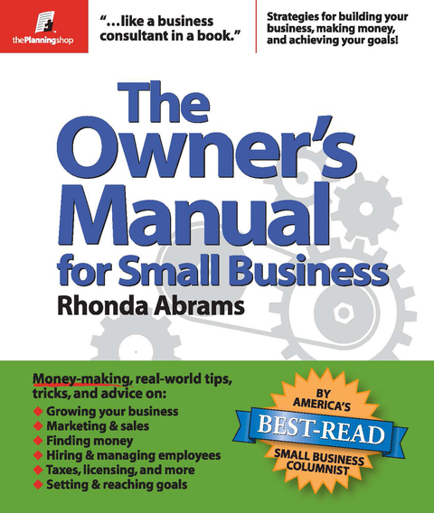 Cover image for book The Owner's Manual for Small Business