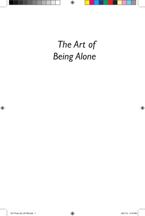 Cover image for book The Art of Being Alone