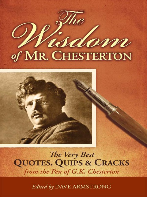 Cover image for book The Wisdom of Mr. Chesterton
