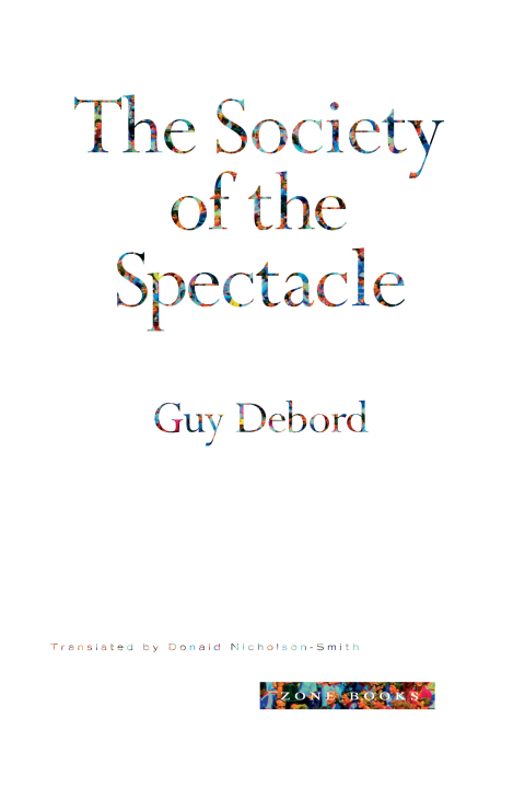 The Society of the Spectacle 