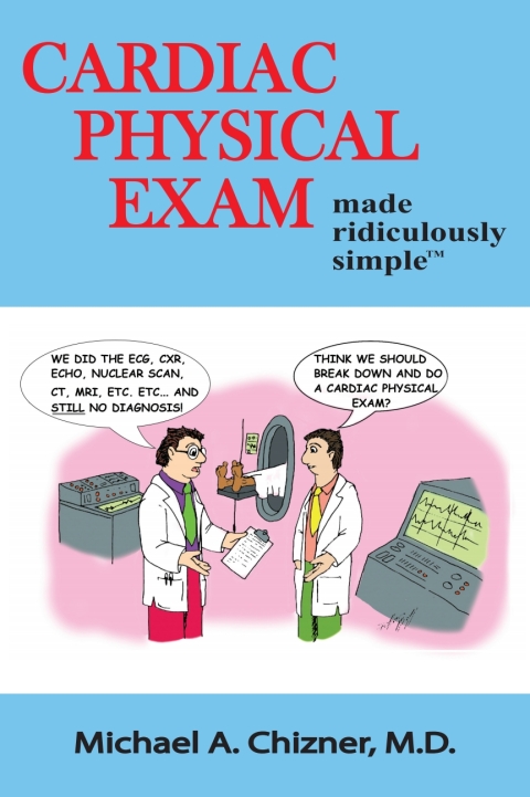 Cover image for book Cardiac Physical Exam Made Ridiculously Simple