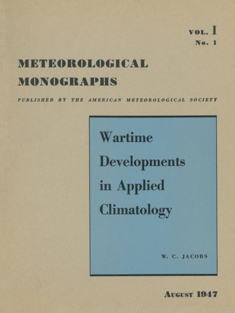 Cover image for book Wartime Developments in Applied Climatology