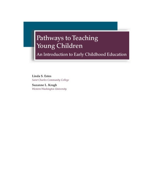 Cover image for book Pathways to Teaching Young Children