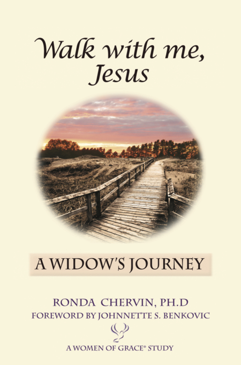 Cover image for book Walk With Me, Jesus:  A Widow's Journey