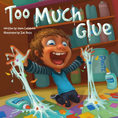 Cover image for book Too Much Glue