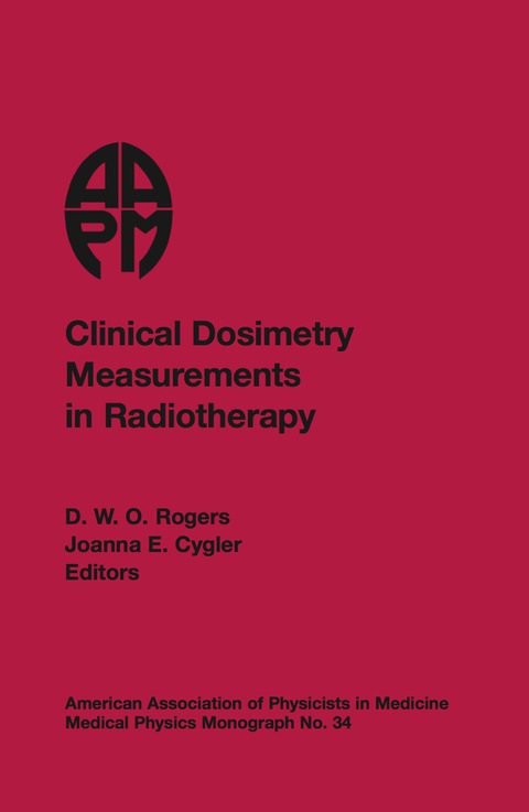 Cover image for book #34 Clinical Dosimetry Measurements in Radiotherapy, eBook