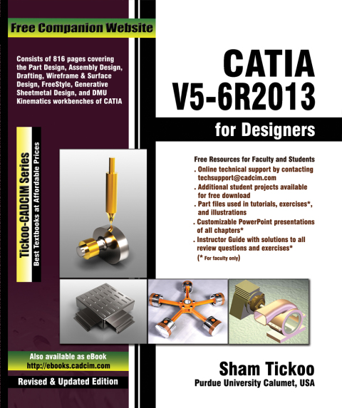 Cover image for book CATIA V5-6R2013 for Designers