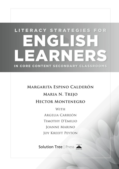 Cover image for book Literacy Strategies for English Learners in Core Content Secondary Classrooms