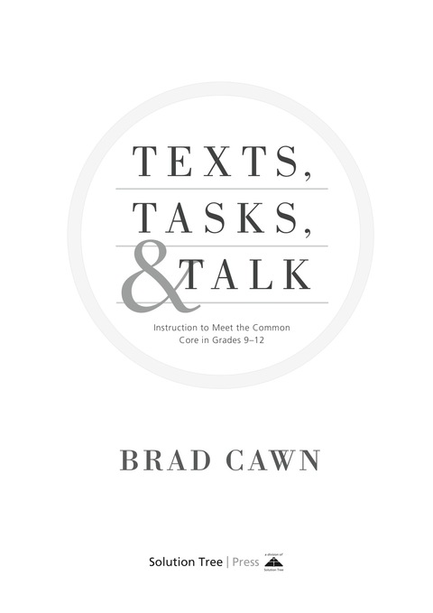 Cover image for book Texts, Tasks, and Talk