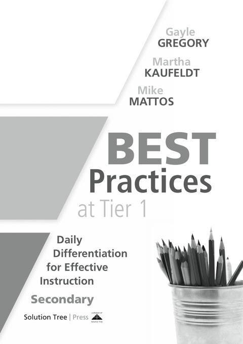 Cover image for book Best Practices at Tier 1 [Secondary]